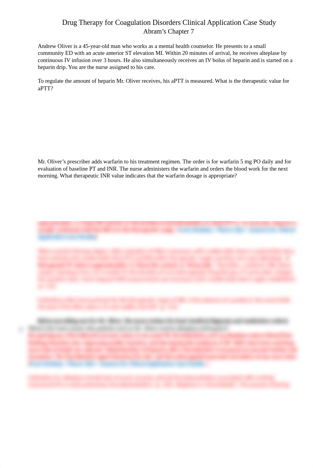 Drug Therapy for Coagulation Disorders Clinical Application Case Study.docx_di3maoc9159_page1