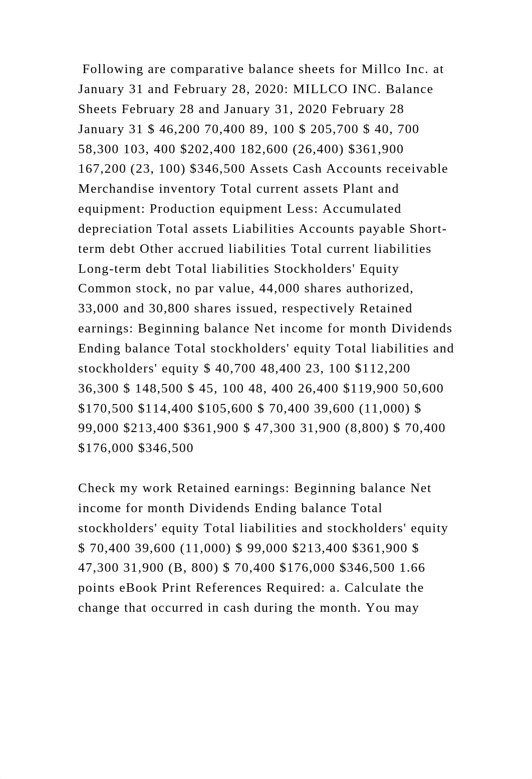 Following are comparative balance sheets for Millco Inc. at January 3.docx_di3tpv8jzes_page2