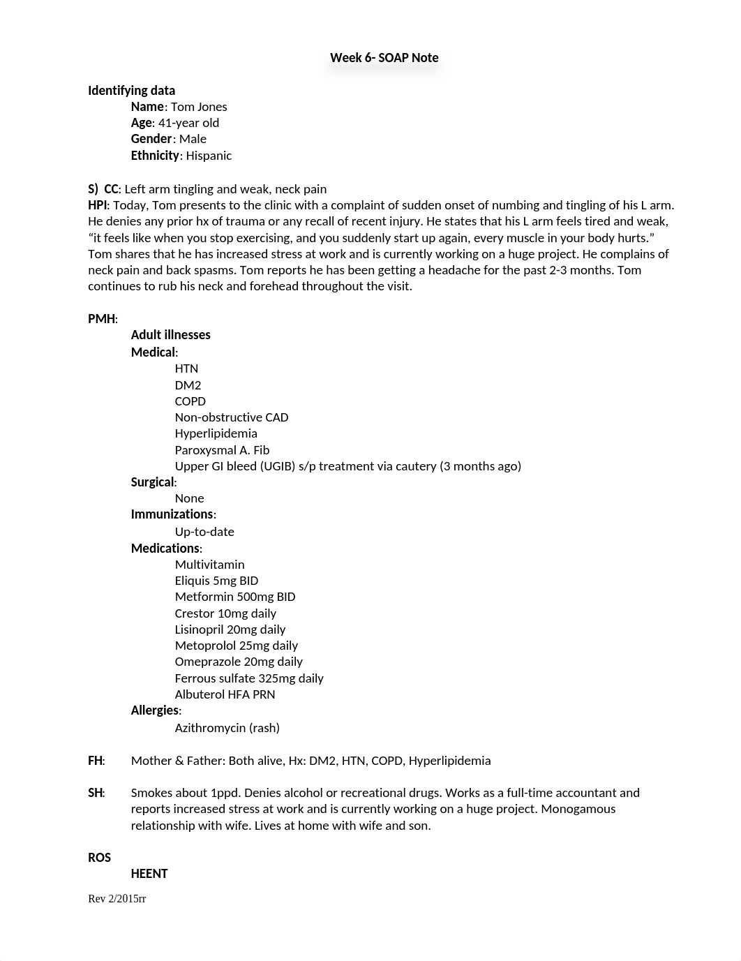 Week 11- SOAP Note for Tom on Neurology.doc_di3xw7rynvg_page1