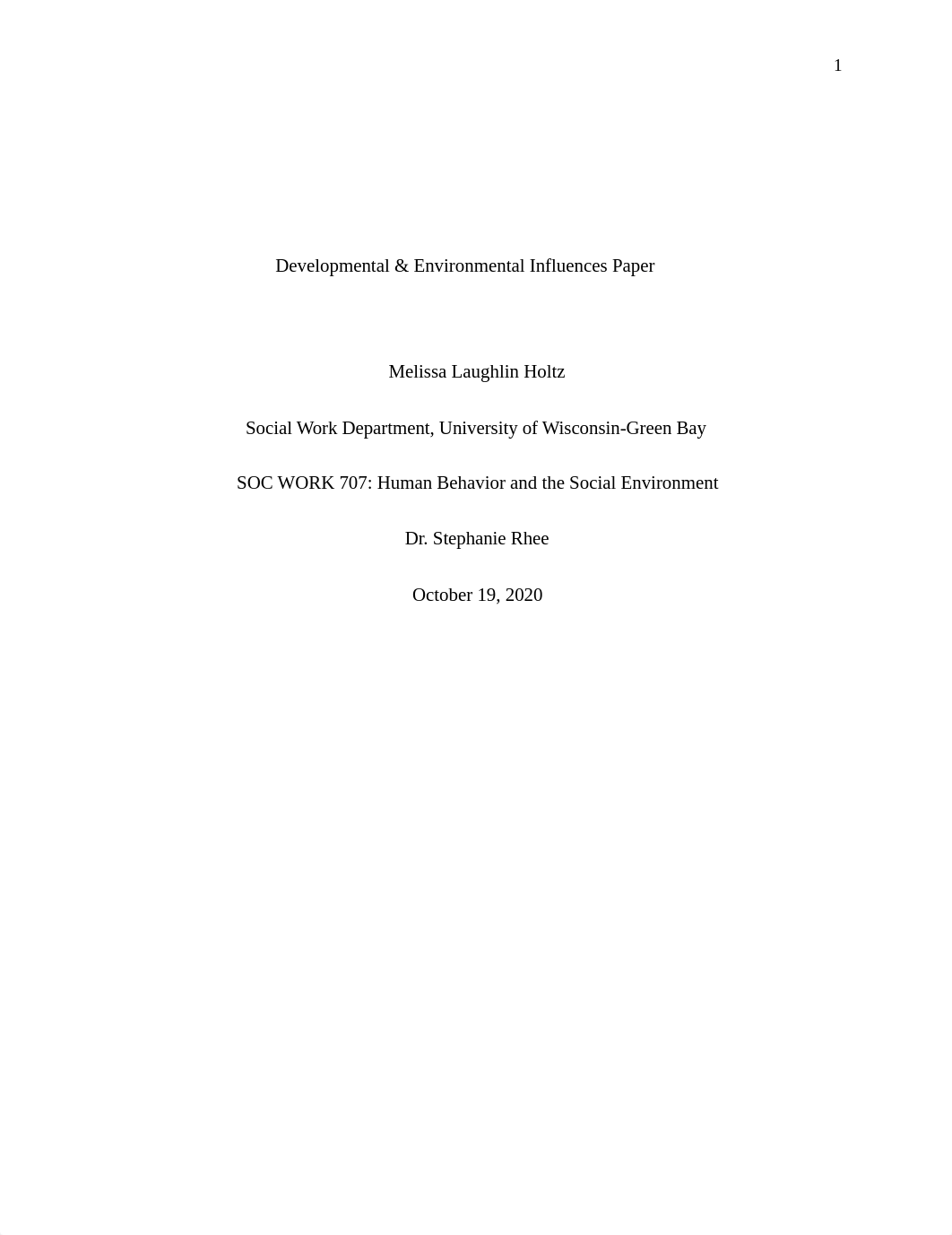 Developmental and Environmental Influences Paper.docx_di4cg9n39m1_page1