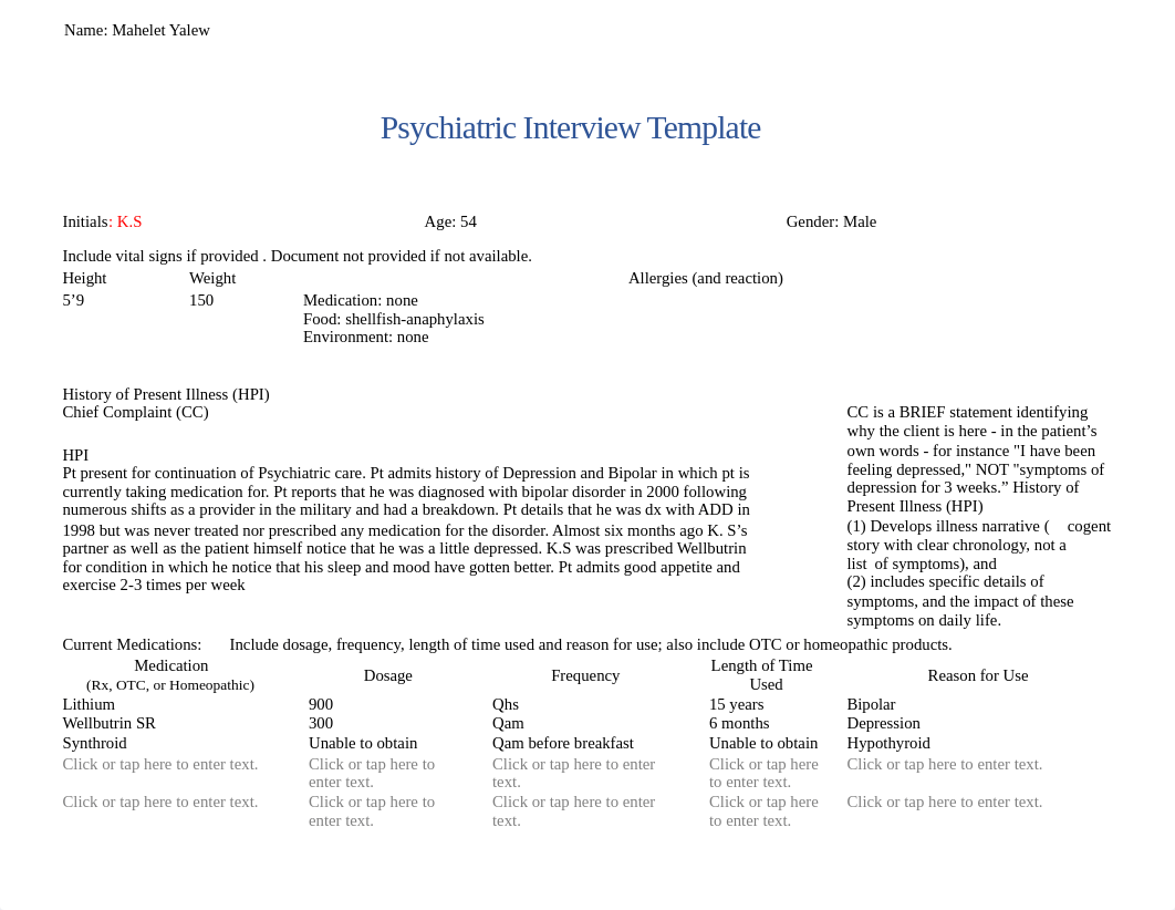 NR_548_Interview_Documentation_Assignment Completed - Mahelet .docx_di4chmzltwp_page1