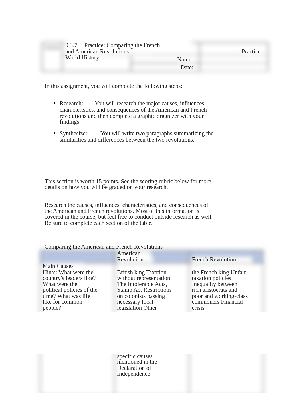 9.3.7 Practice - Comparing the French and American Revolutions (Practice).docx_di4fm0yx9rh_page1