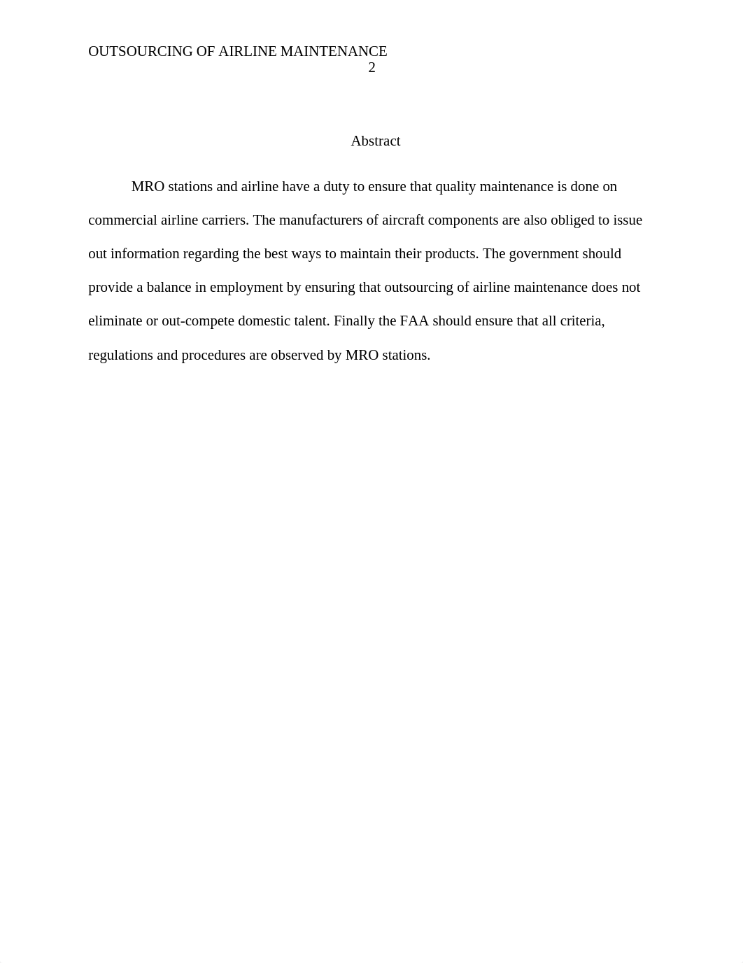 Analysis of Effects Associated with Outsourcing Commercial Airline Maintenance Oversea_di4h3d057df_page2