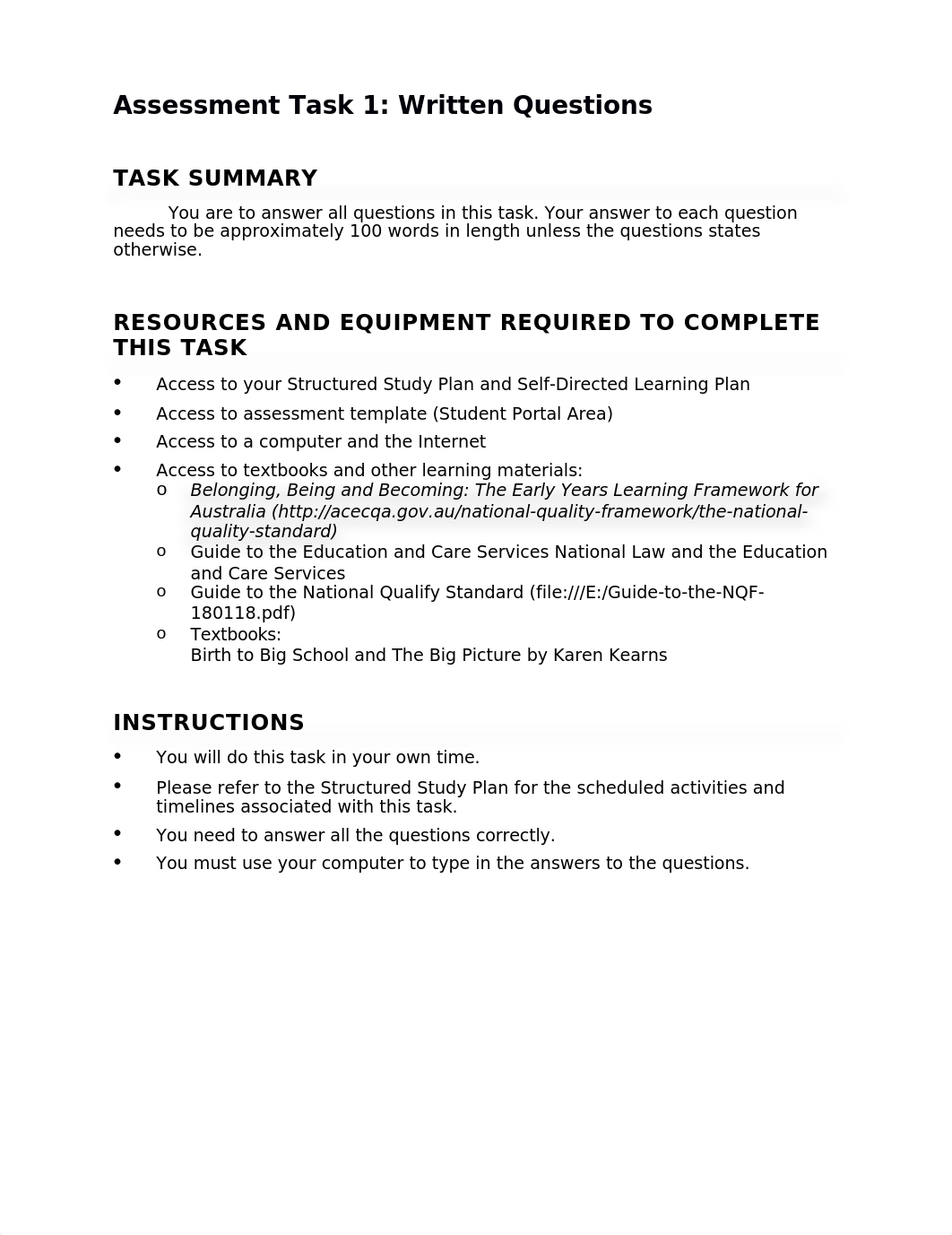 Assessment 1 Task 1 - Written Questions (CHCECE007).docx_di4udpmena2_page1