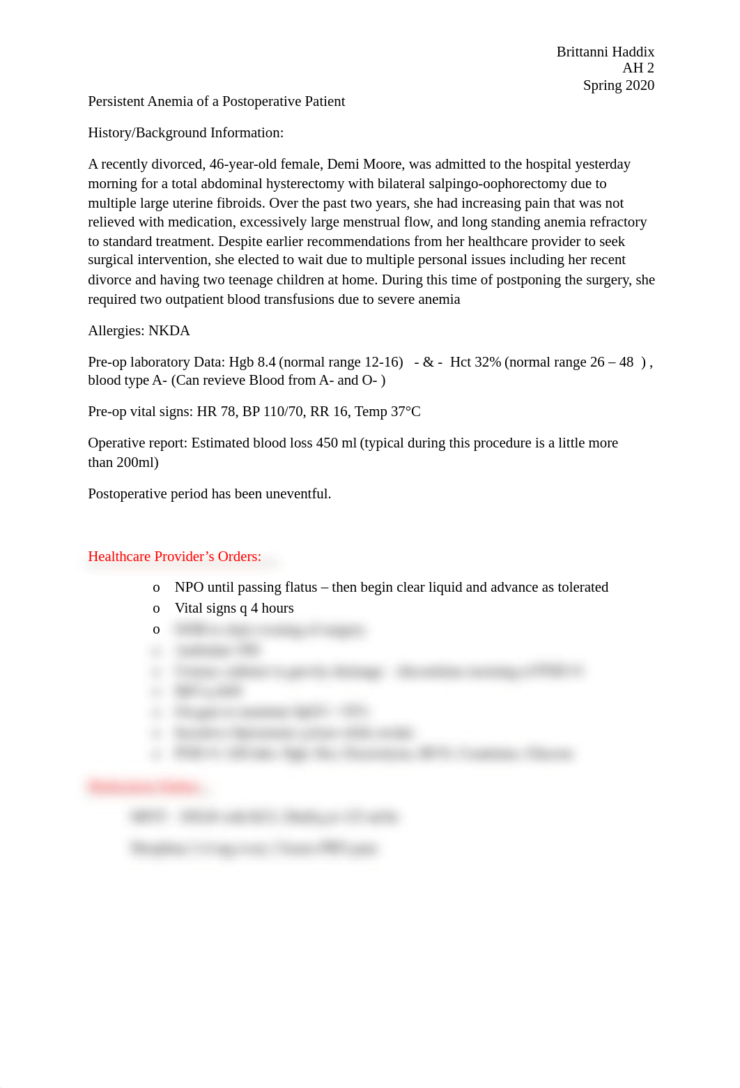 Persistent Anemia of a Postoperative Patient (1).docx_di4w5sjblfd_page1