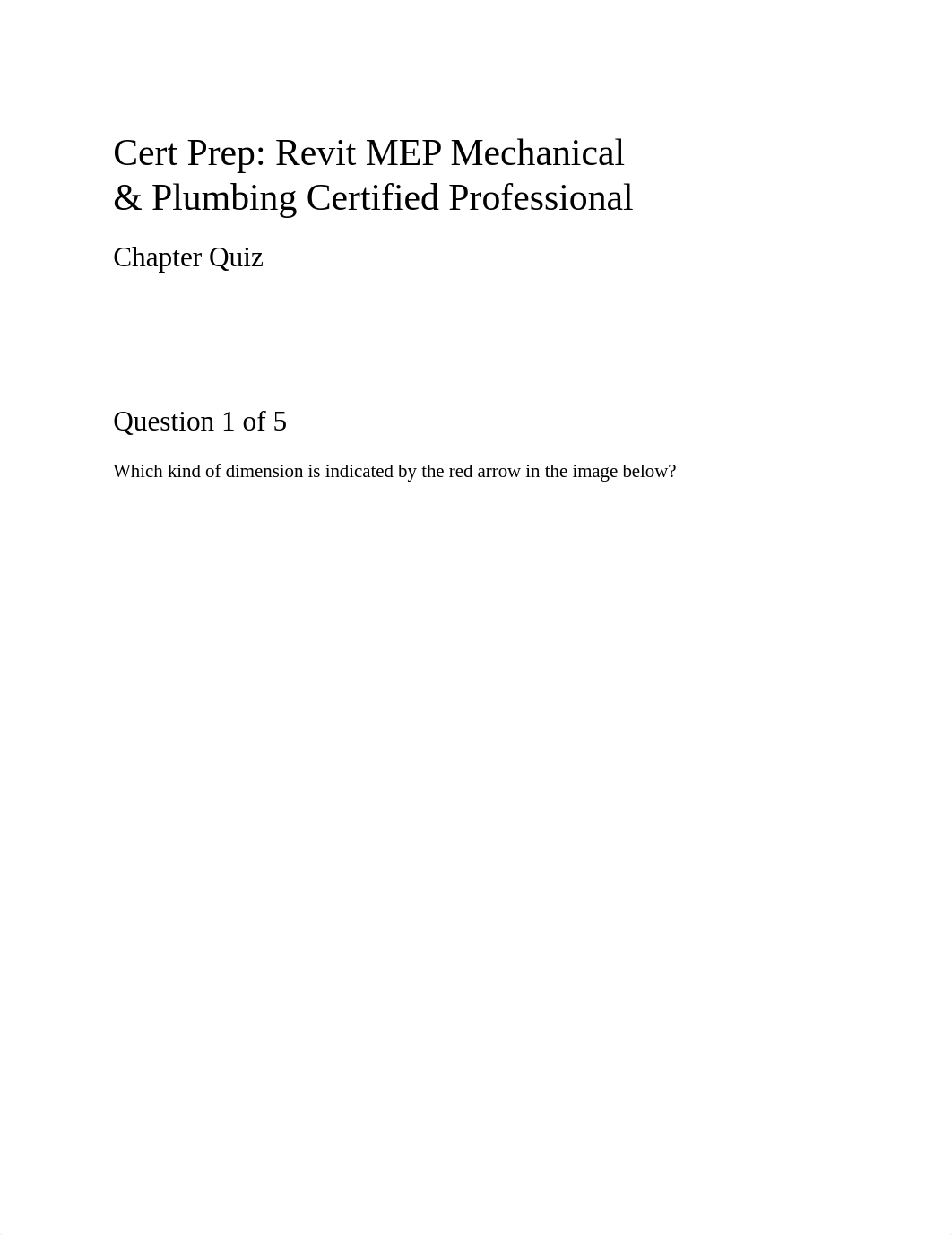 Revit MEP Mechanical & Plumbing Certified Professional quiz 3.docx_di4zh5j62fw_page1