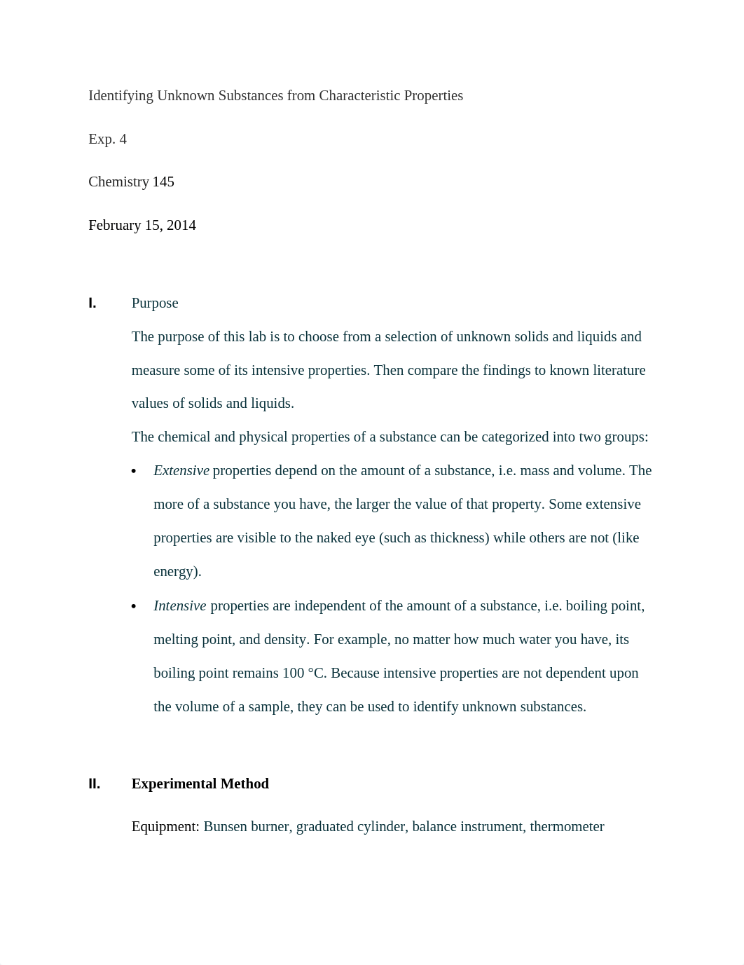 chem 145 exp 4 Identifying Unknown Substances from Characteristic Properties_di50tkial8m_page1