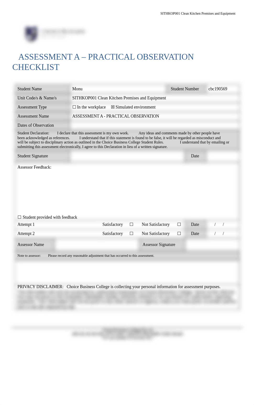 Assessment A - Practical Observation Checklist.docx_di555o2nj63_page1