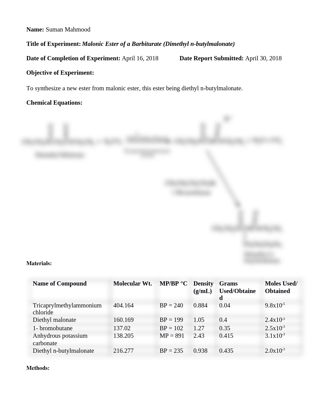 Malonic Ester of a Barbiturate (Dimethyl n-butylmalonate).docx_di56uicbik2_page1