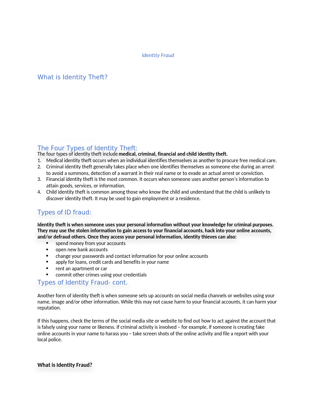 Counterfeit and Fraud Documents Week 3 Chapter 4 Identity February 1 2022.docx_di5ehup3ew7_page1