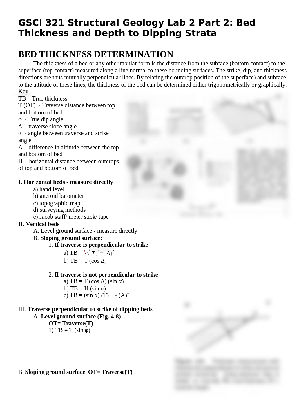 GSCI 321 Structural Geology Lab 2 Structure Contours and Calculation Exercises Fall 2021 8-17-21.doc_di5jvsap77s_page1