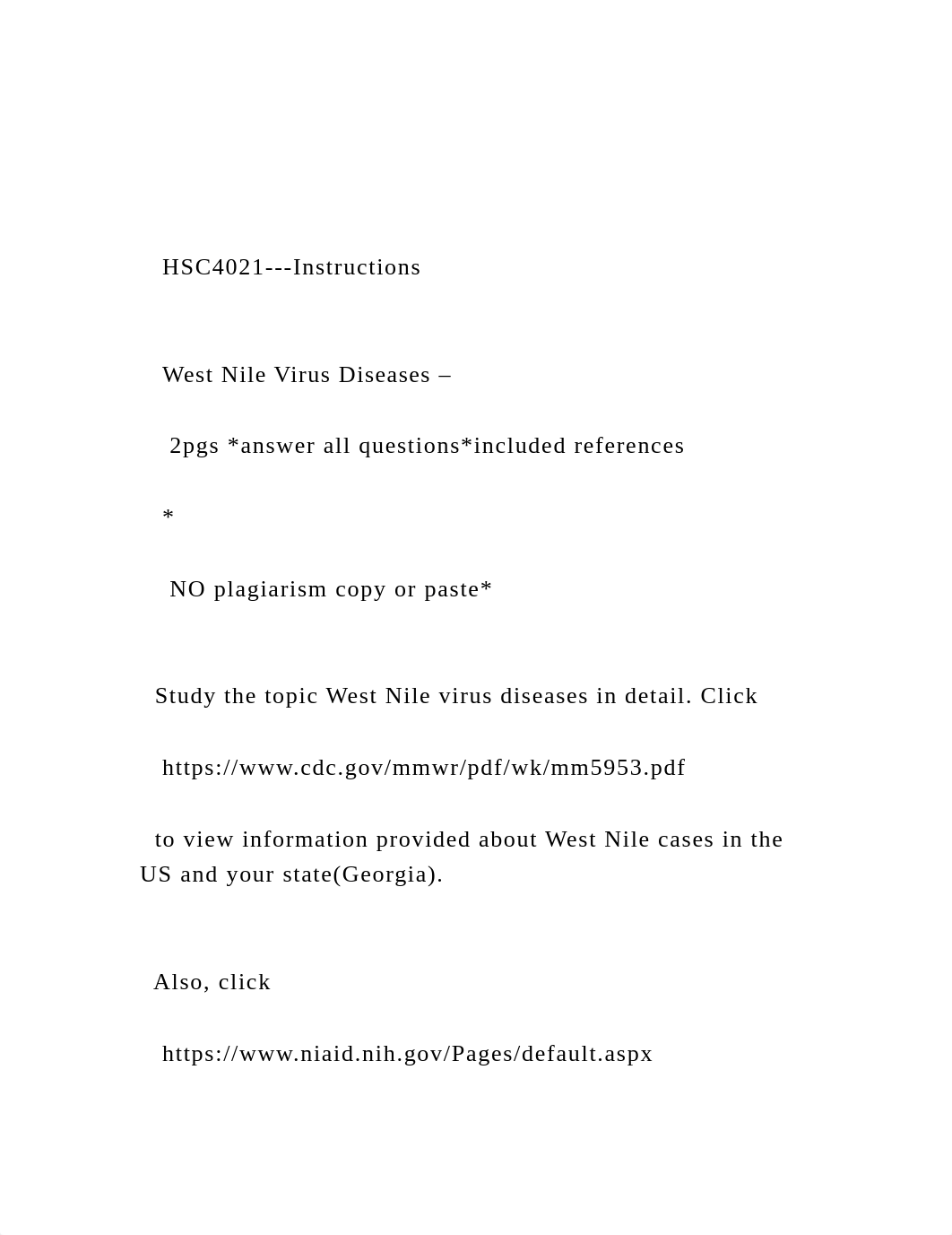 HSC4021---Instructions     West Nile Virus Diseases -  .docx_di5tyfr35pq_page2