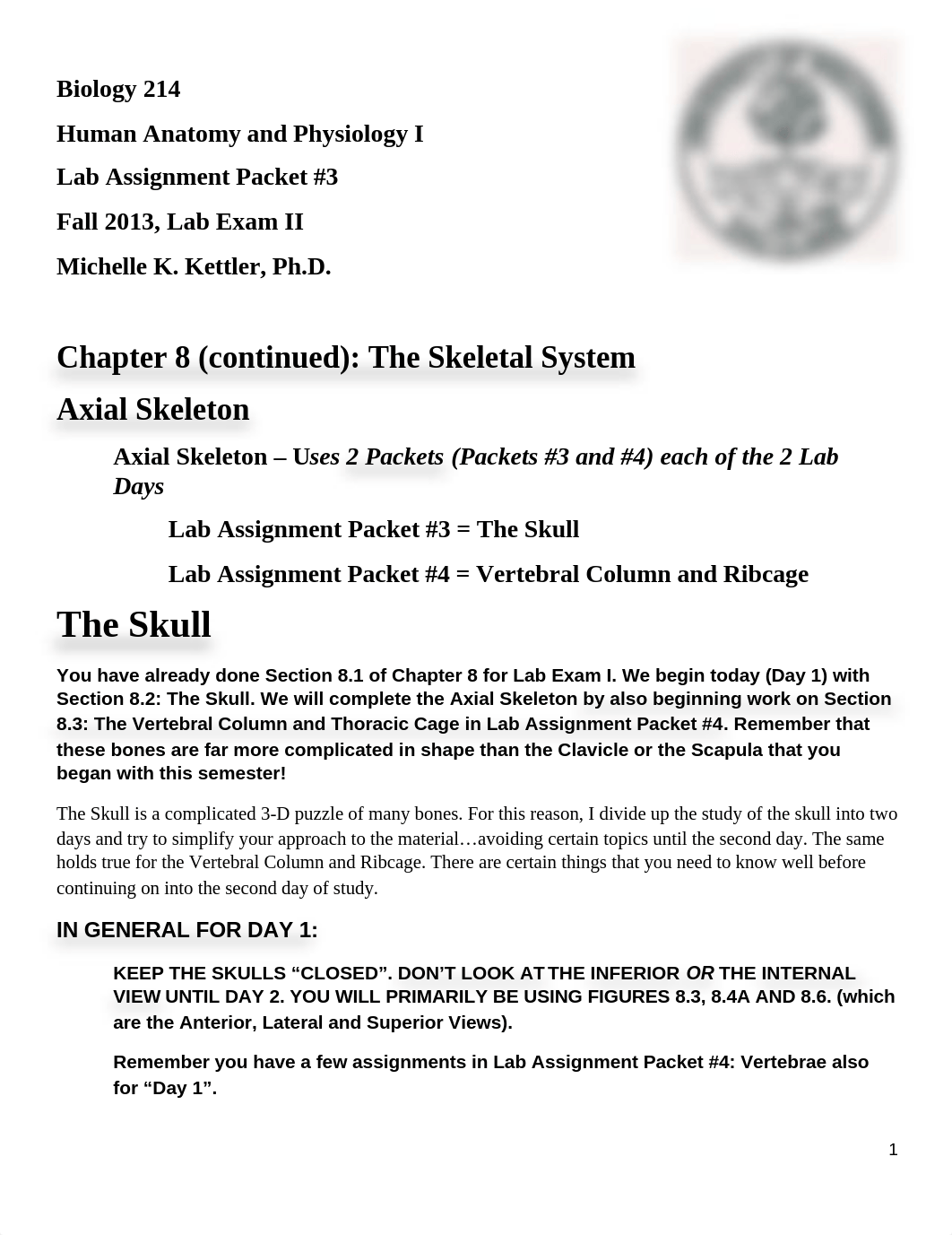 Lab Exam II Packet 3 Skeleton Skull_di5xc3sssyh_page1