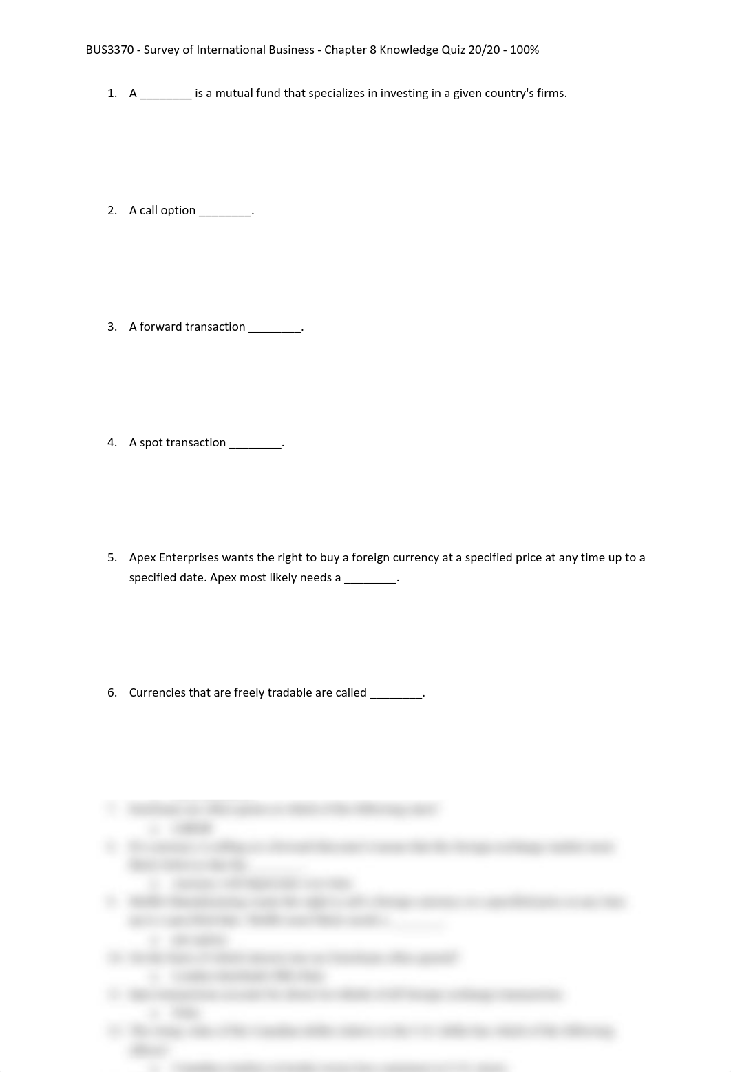 BUS3370 - Survey of International Business - Chapter 8 Knowledge Quiz.pdf_di6604xgn6b_page1