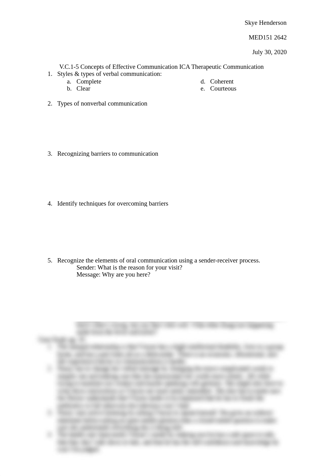 V.C.1-5 Concepts of Effective Communication ICA Therapeutic Communication.docx_di6hey88os6_page1