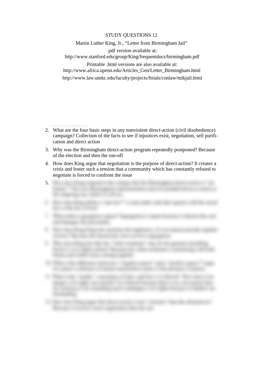 Martin Luther King "Letters from Jail" Questions_di72cjtq3wb_page1