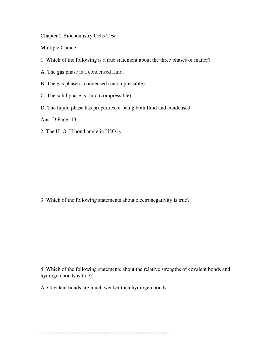 Chapter 2 Biochemistry Ochs Test_di7667c1x71_page1