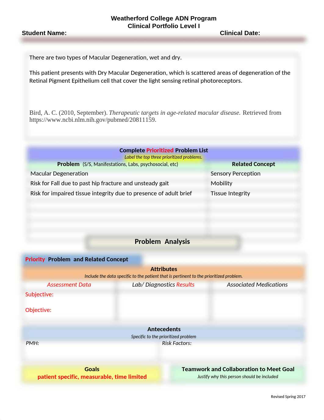 Clinical Portfolio Level I Clinical #2.docx_di776cc4hbe_page2