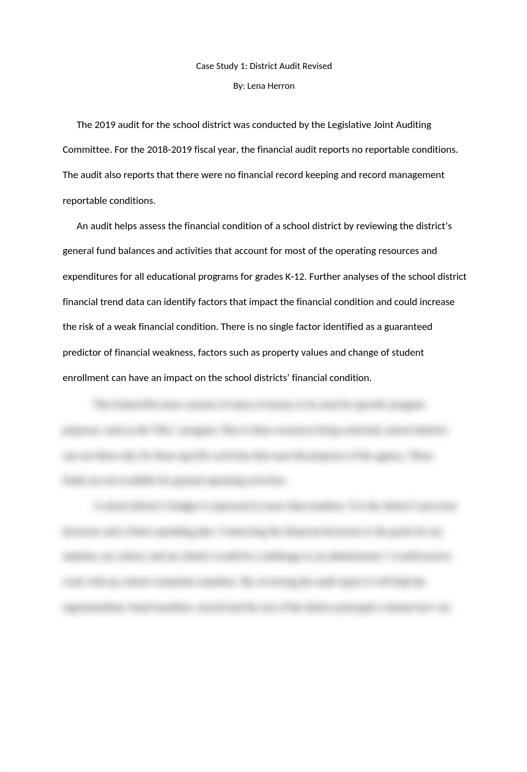 Lena Herron- Case Study 1- District Audit Revised.docx_di77nmjcn8o_page1