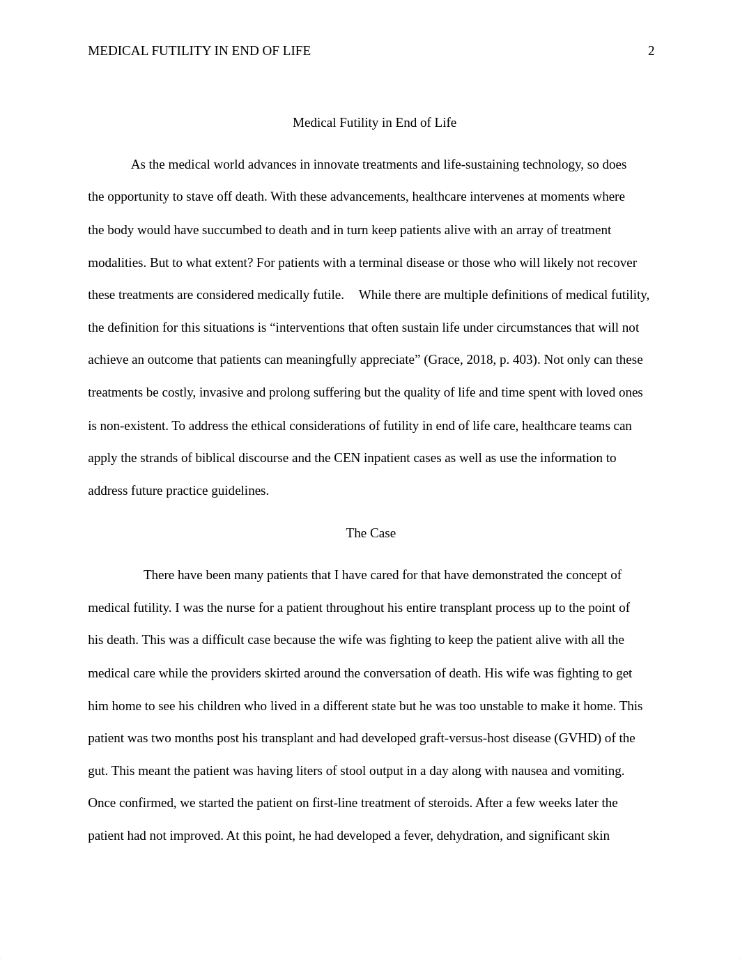 Medical Futility in End of Life-Final Paper.docx_di7845rq6f8_page2