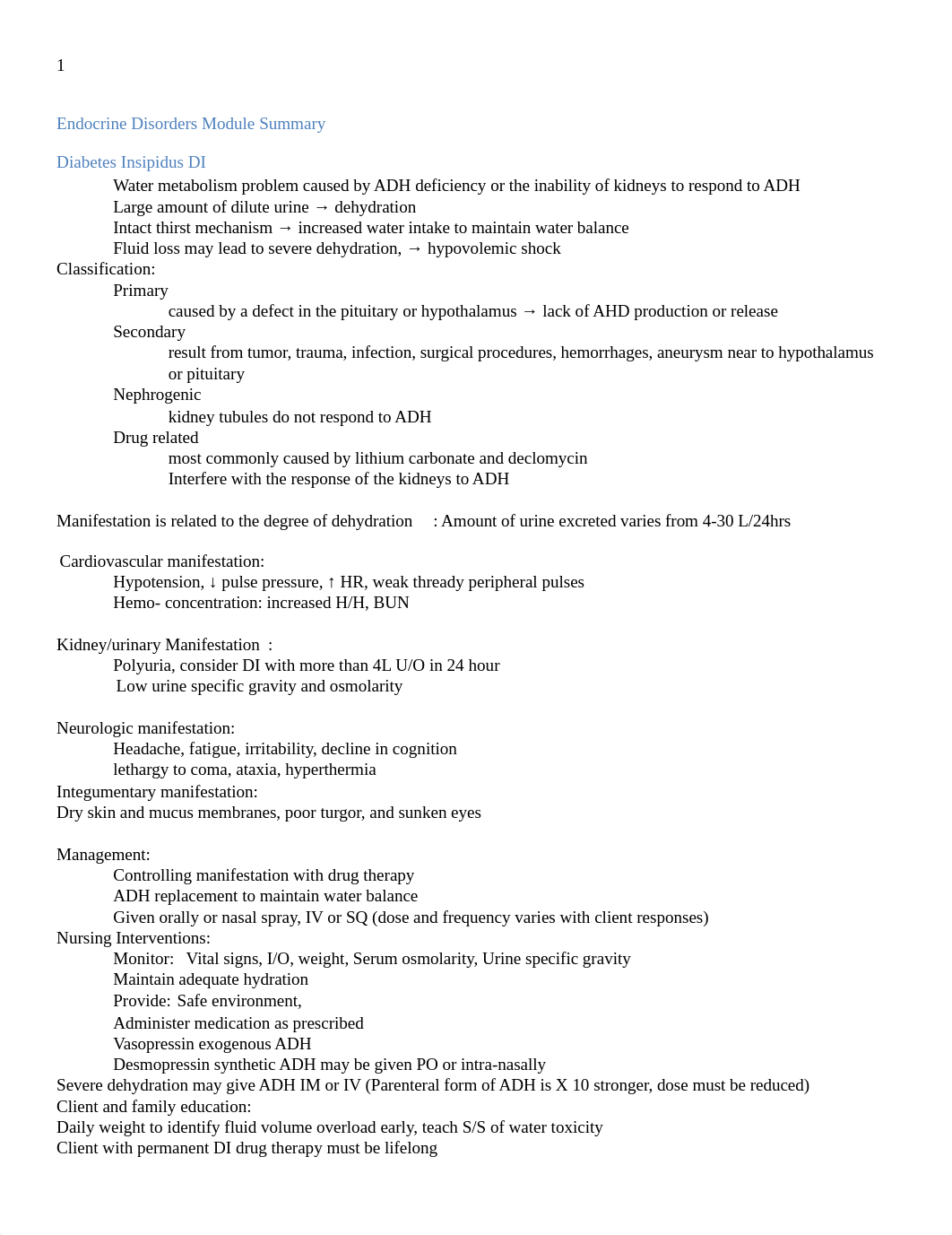 Endocrine Disorders Module Summary.docx_di788usg8g7_page1