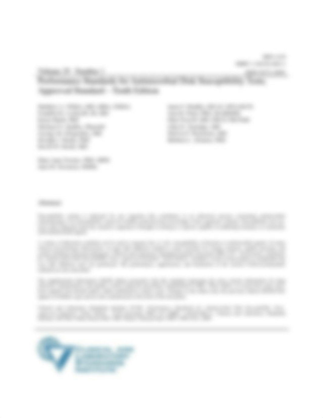 Performance Standards for Antimicrobial Disk Susceptibility Tests Approved Standard—Tenth Edition.pd_di7929pxx4p_page3