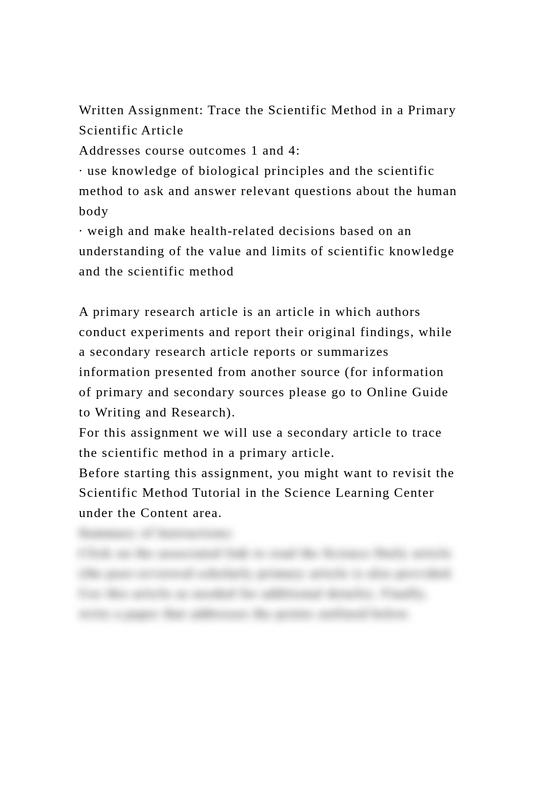 Written Assignment Trace the Scientific Method in a Primary Scien.docx_di794azuu10_page2