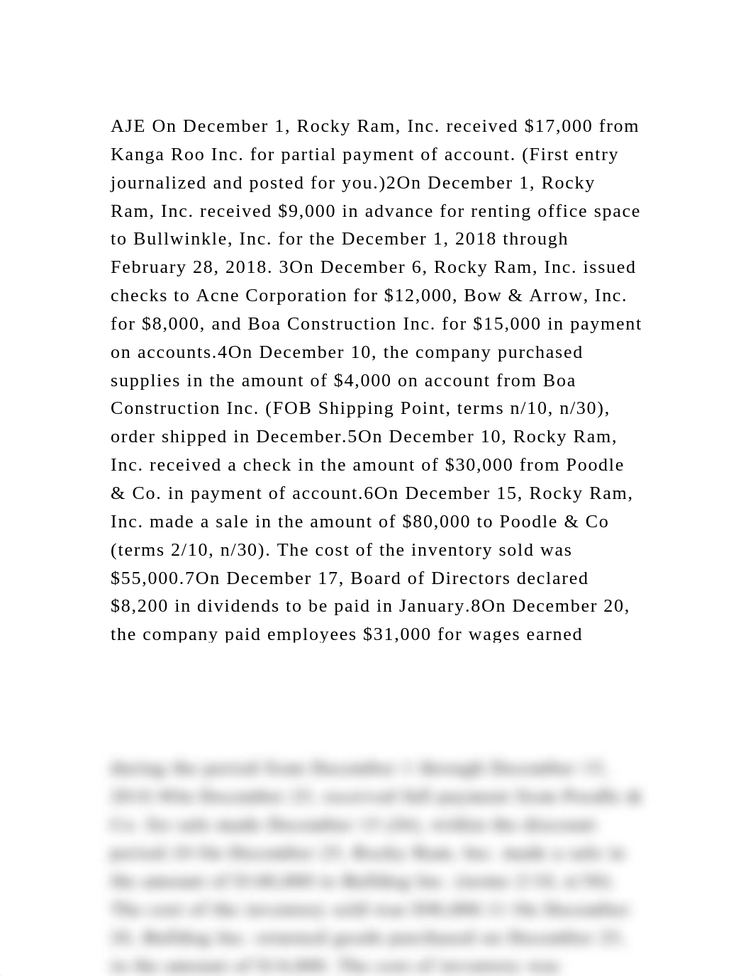 AJE On December 1, Rocky Ram, Inc. received $17,000 from Kanga Roo I.docx_di7y8627l6v_page2