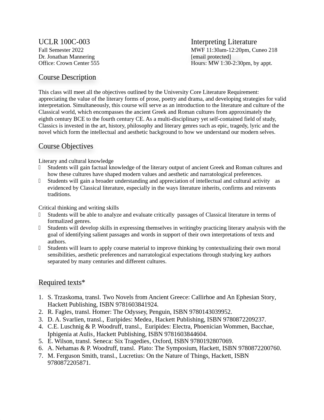 Syllabus UCLR 100C-003 Mannering Fall 2022.docx_di80eyklmeh_page1