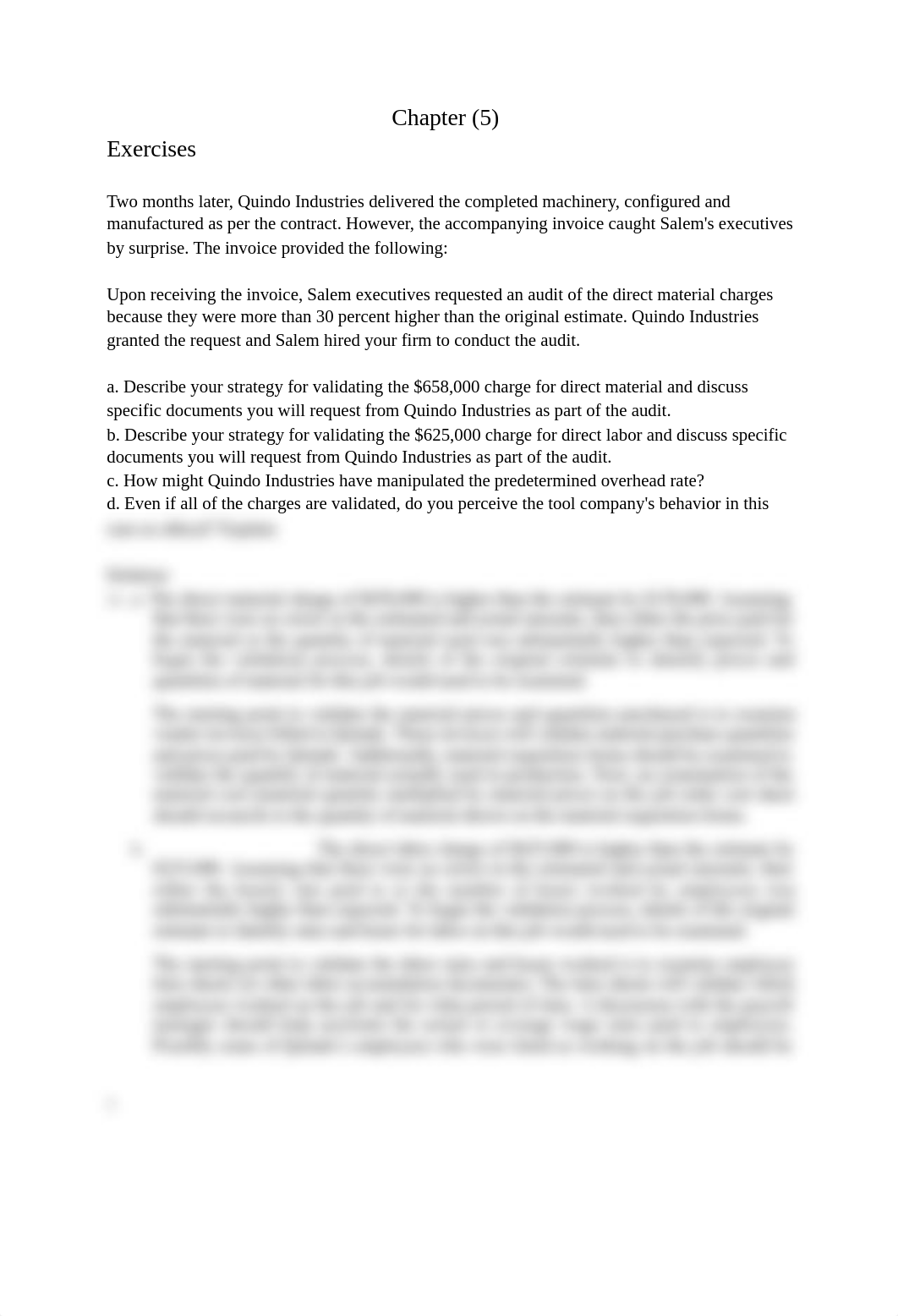 Problem set: questions and solutions: Material Costs_di84powlvgf_page1