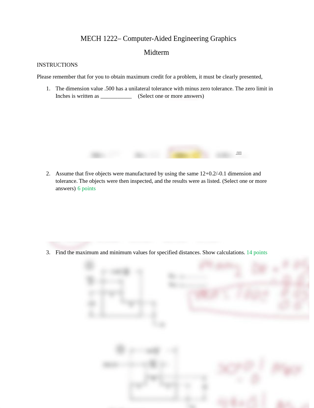 Fall 2022 MECH1222 Midterm Exam.pdf_di87e7bcc4y_page1