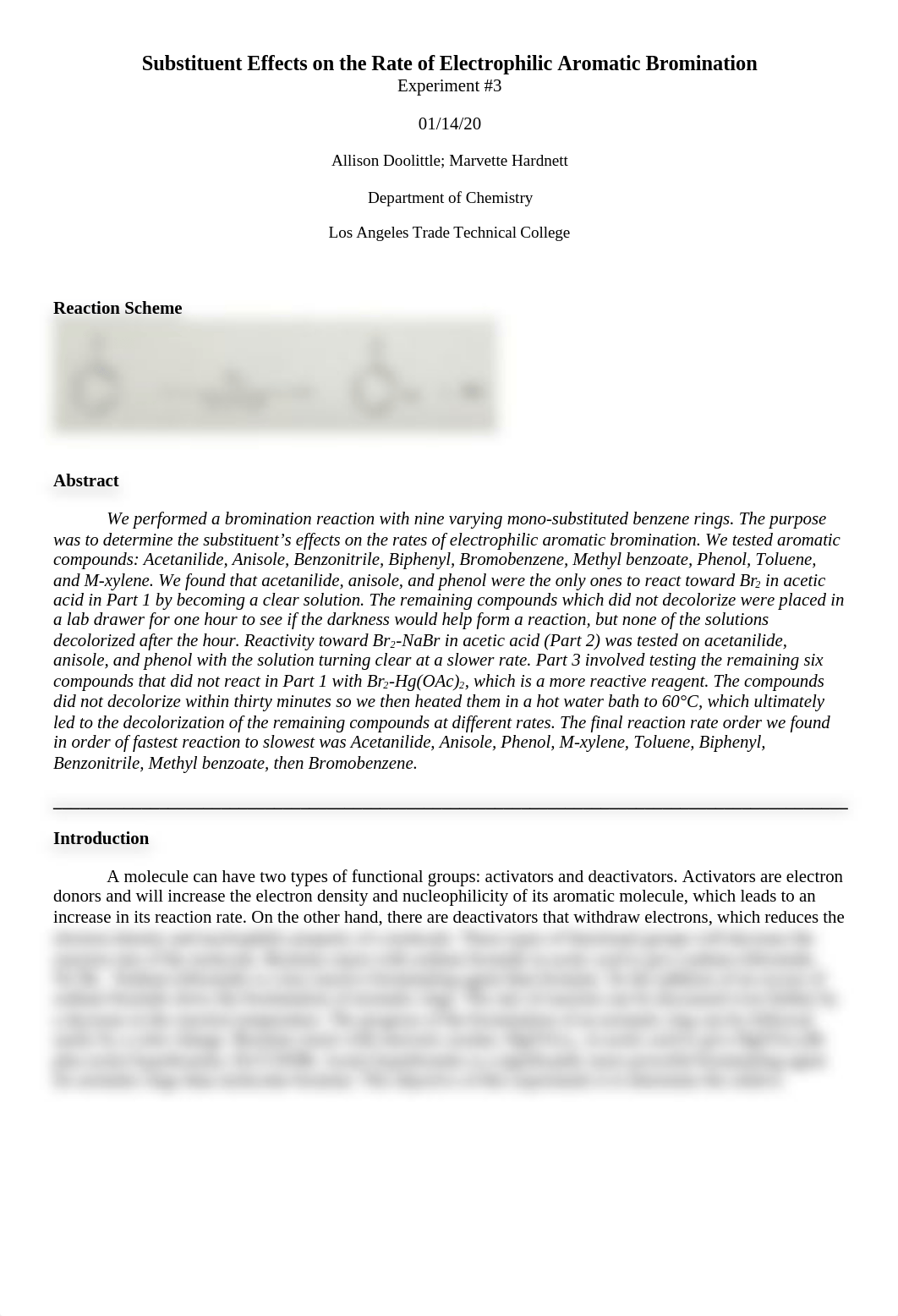 lab 3 Electrophilic Aromatic Substitution.docx_di8nmzao3w5_page1