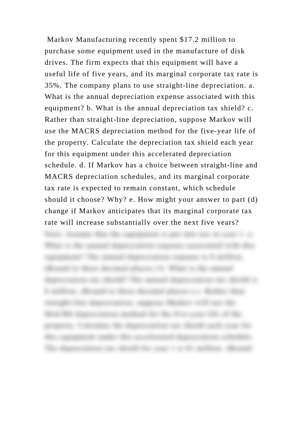 Markov Manufacturing recently spent $17.2 million to purchase some eq.docx_di8s1ffhcxo_page2