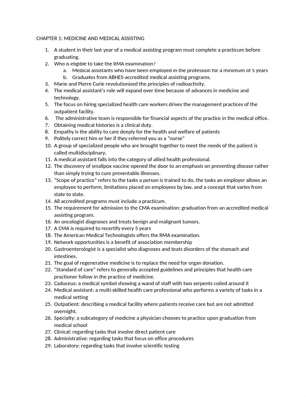 Administrative Medical Assistant-Medterm Study Guide_di8z6beur8j_page1