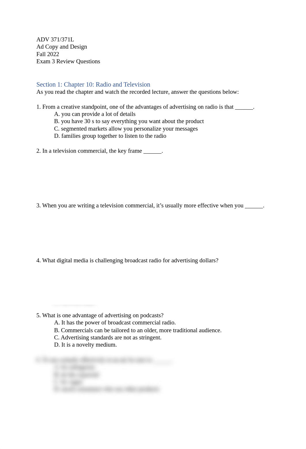 ADV 371 - Exam 3 Review Questions.docx_di96p7mnyfa_page1