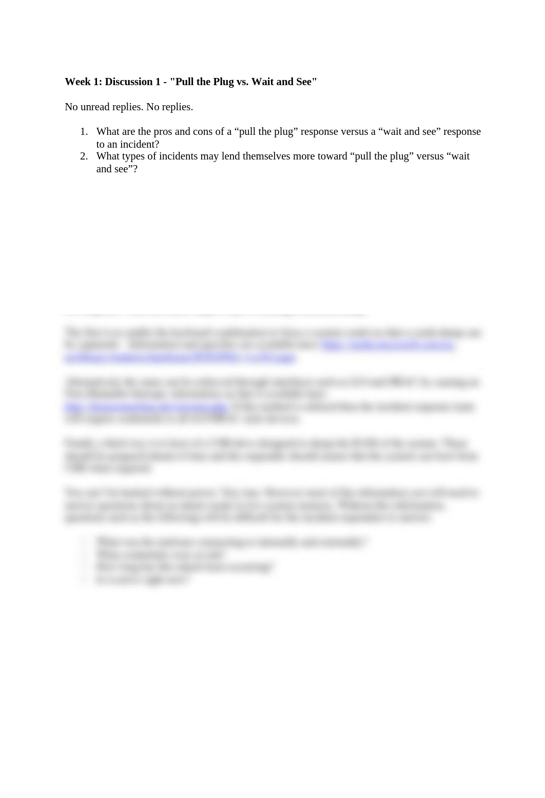 CYBR 320-45A Week 1 Discussion 1(Pull the plug or Wait and see).docx_di9b62poidl_page1