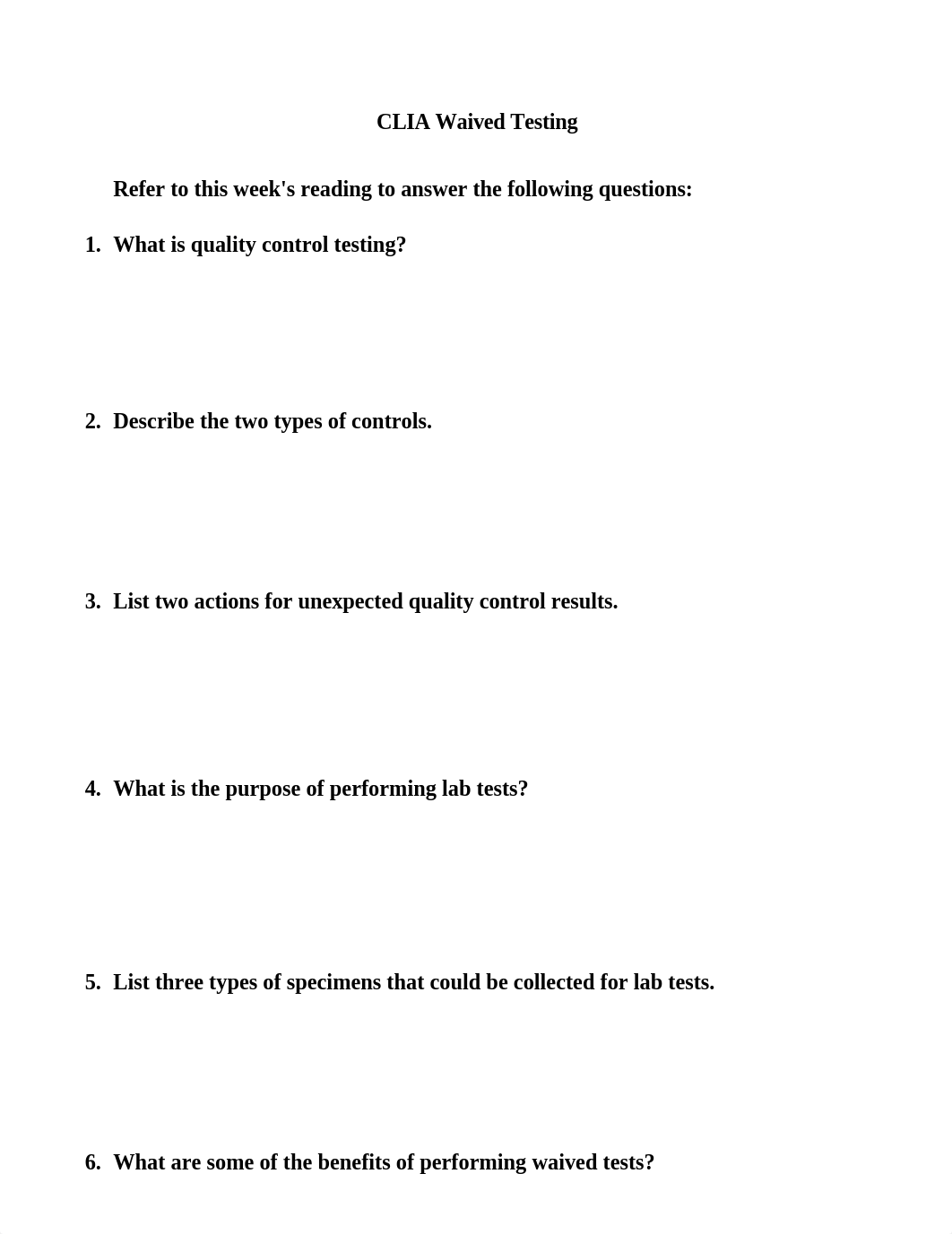 Week 1 Homework  CLIA Waived Testing.docx_di9ezyy21r7_page1