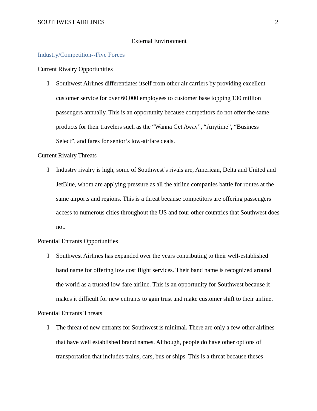 Southwest Airlines-External Environment.docx_di9z49fe8ni_page2