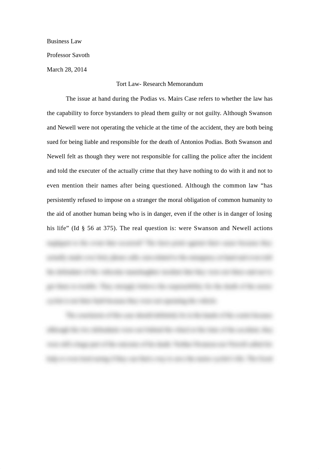 Tort Law- Research Memorandum_diatzu5gmc9_page1