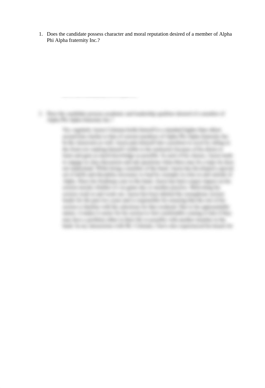 Does the candidate possess character and moral reputation desired of a member of Alpha Phi Alpha fra_dib1kj065kh_page1