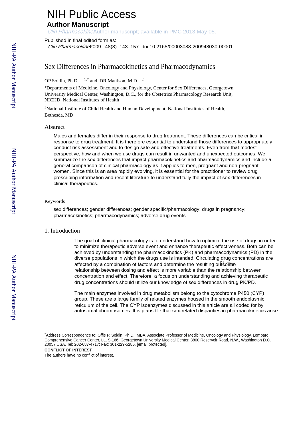 Soldin and Mattison - Sex Differences in Pharmacokinetics and Pharmacodynamics.pdf_dib1qai8tte_page1