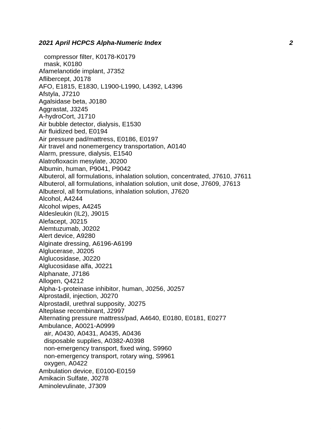 HCPCS Level II Alphabetic Index.pdf_dib38h4ao5u_page2