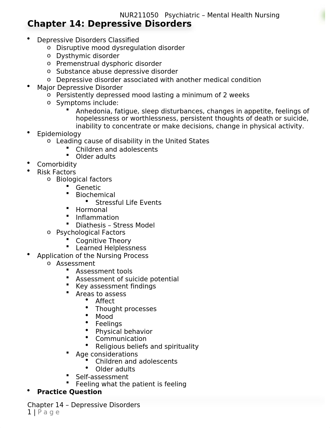 Chapter 14 - Depressive Disorders.docx_dic5y65wpwd_page1