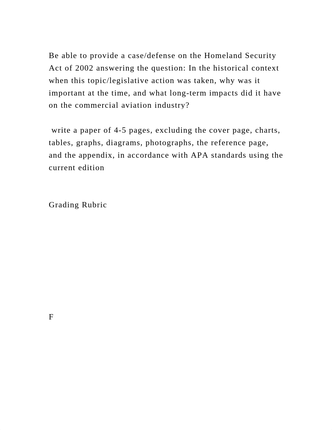 Be able to provide a casedefense on the Homeland Security Act of 20.docx_dic8n2e2poc_page2