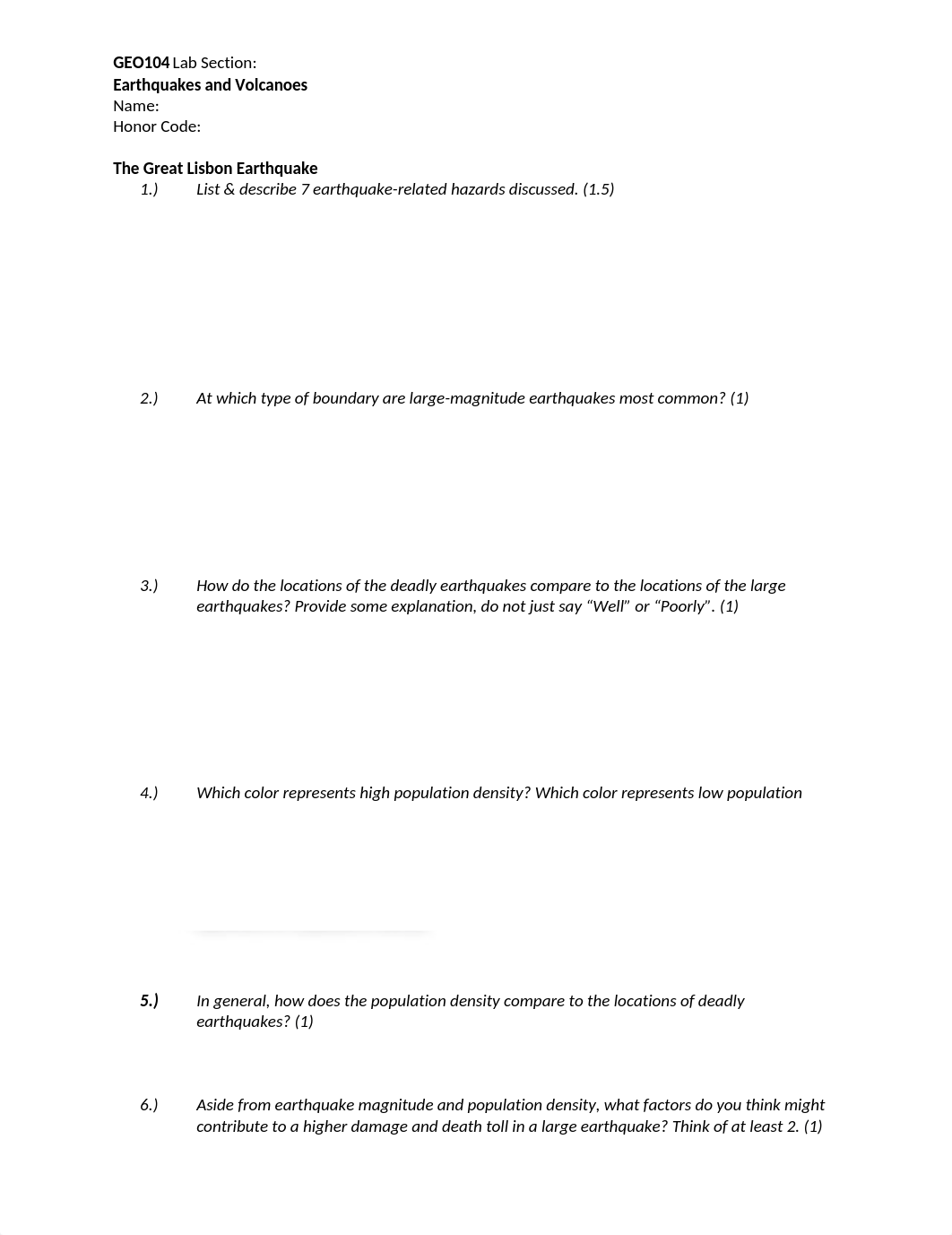 03 - Earthquakes & Volcanoes - Student Answer Sheet.docx_dic99gnm6jt_page1