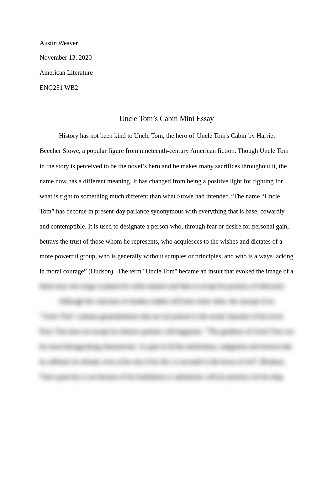 Uncle Tom's Cabin mini essay.docx_dichvyqj5sn_page1