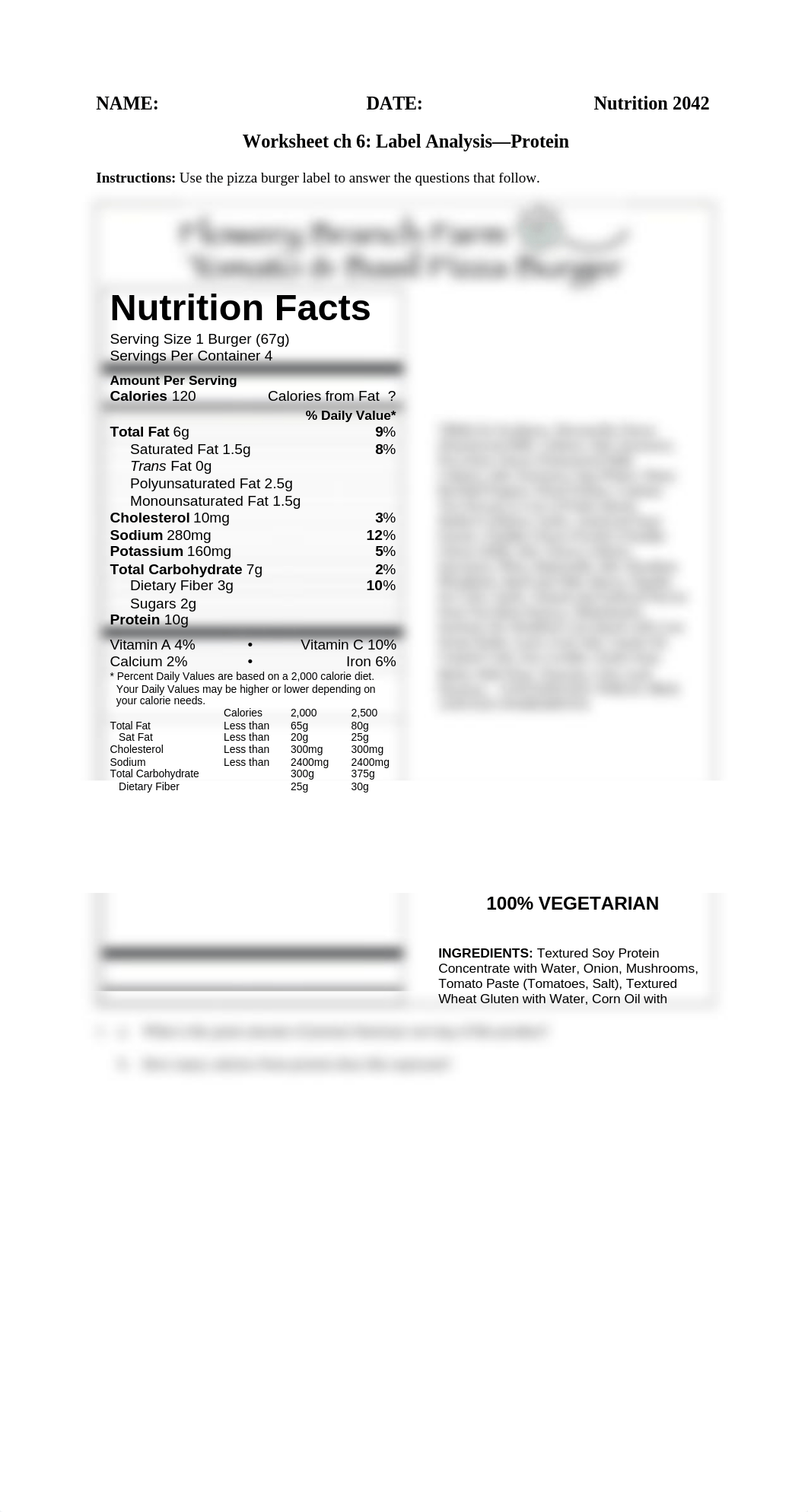 protein label analysis ch6.docx_diciaathrku_page1