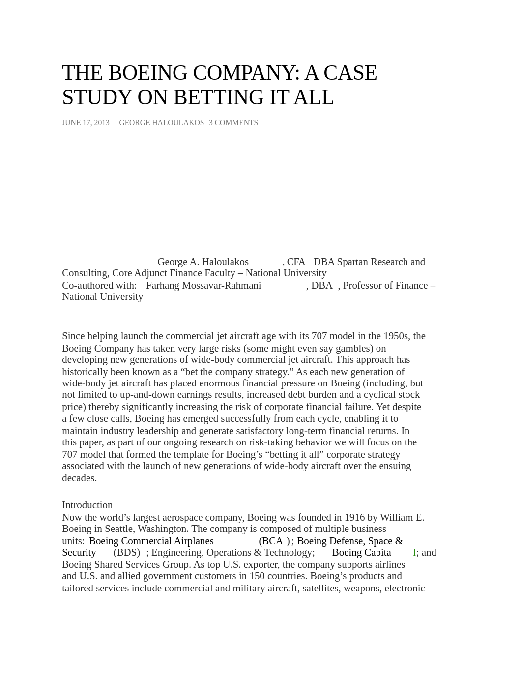 THE BOEING COMPANY A CASE STUDY ON BETTING IT ALL.docx_diciixr2y2x_page1