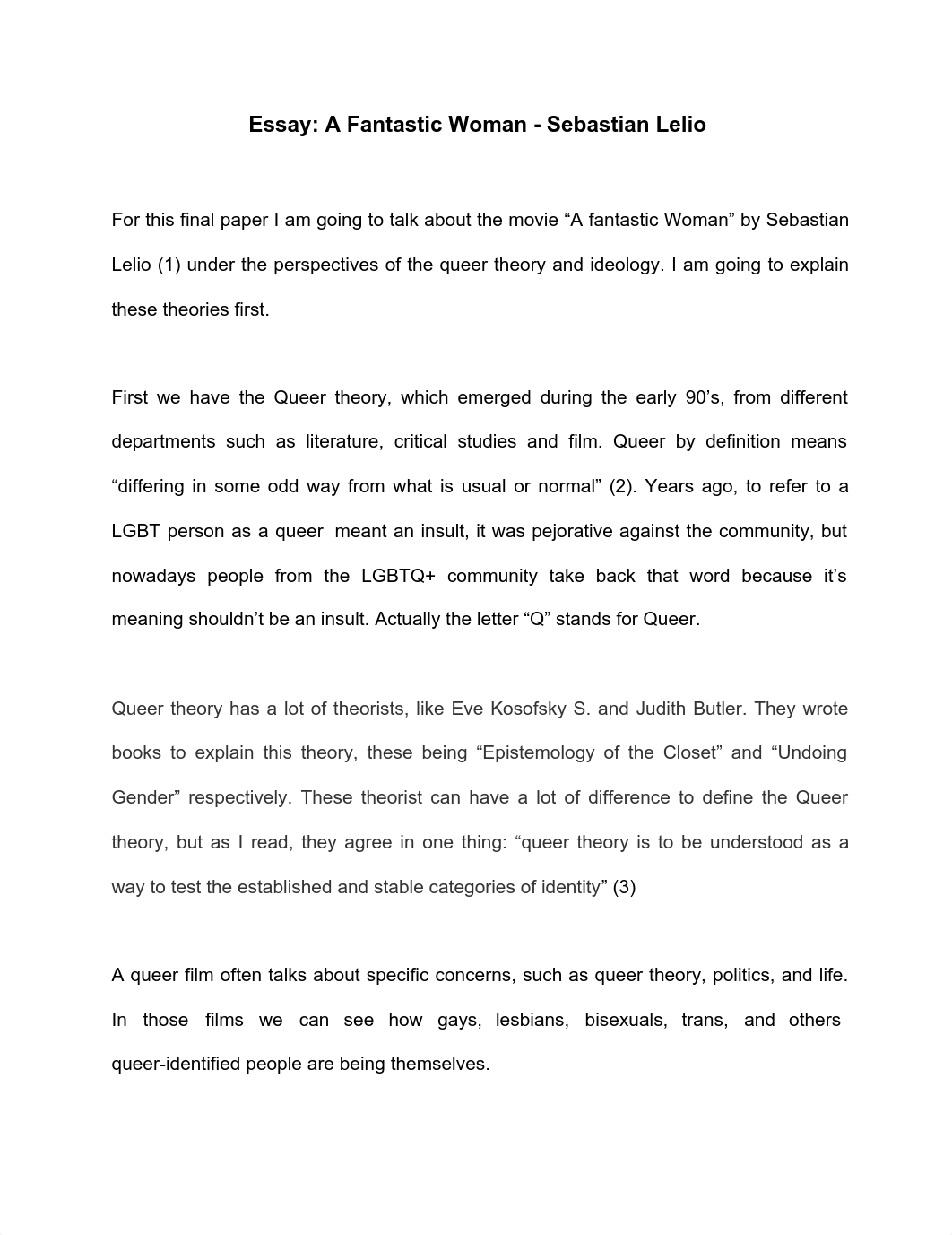 Essay - A fantastic woman.pdf_dicm83v0tzl_page1