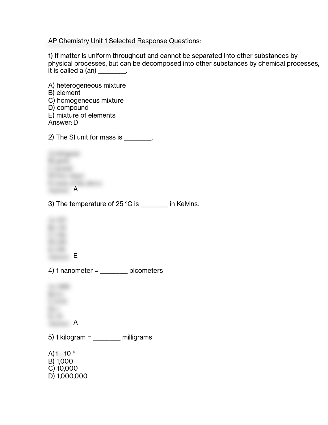 AP Chemistry Unit 1 Matter and Measurement Assessment Activity_did6r070agx_page1